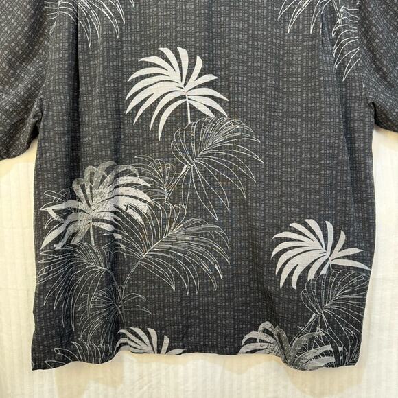 Jamaica Jaxx Hawaiian Button Down Aloha Shirt Men Size Large %100 Silk Tropical - Picture 7 of 9